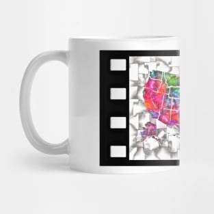 US Map Mosaic Mug